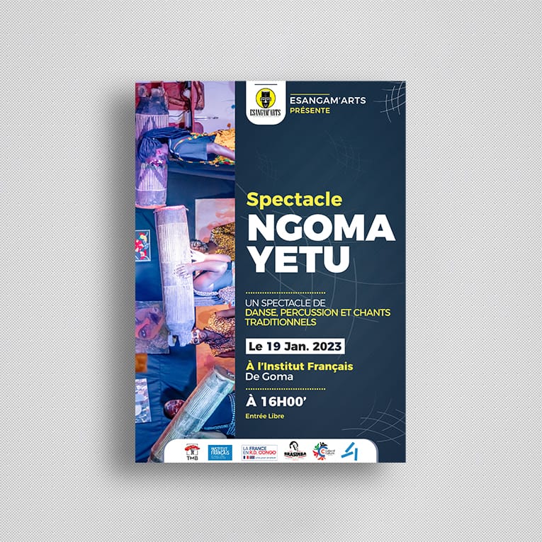 Affiche Spectacle Ngoma yetu